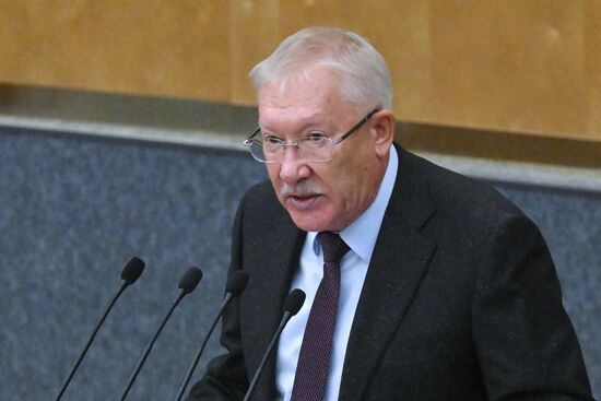 Пленарное заседание Госдумы РФ