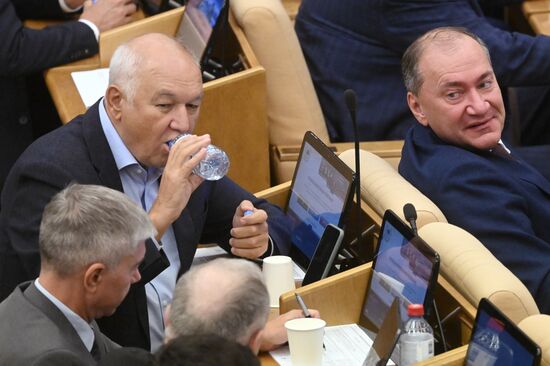 Пленарное заседание Госдумы РФ