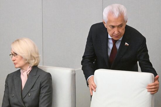 Пленарное заседание Госдумы РФ