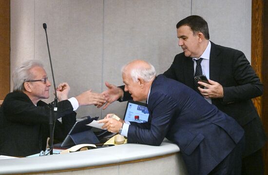 Пленарное заседание Госдумы РФ