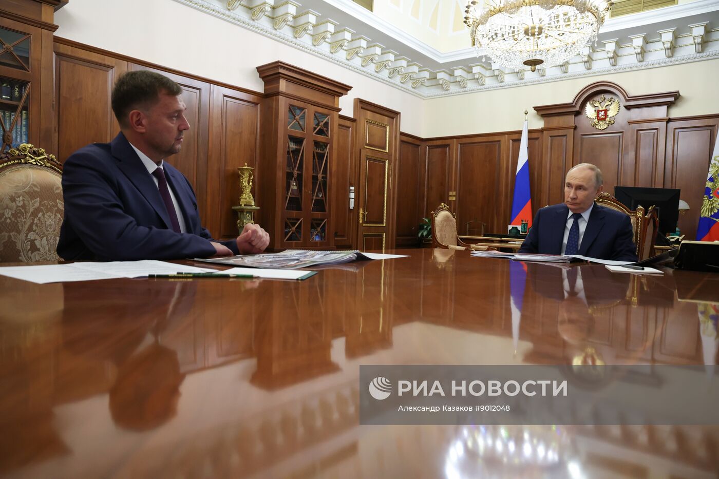 Встреча президента Владимира Путина с губернатором Запорожской области Евгением Балицким