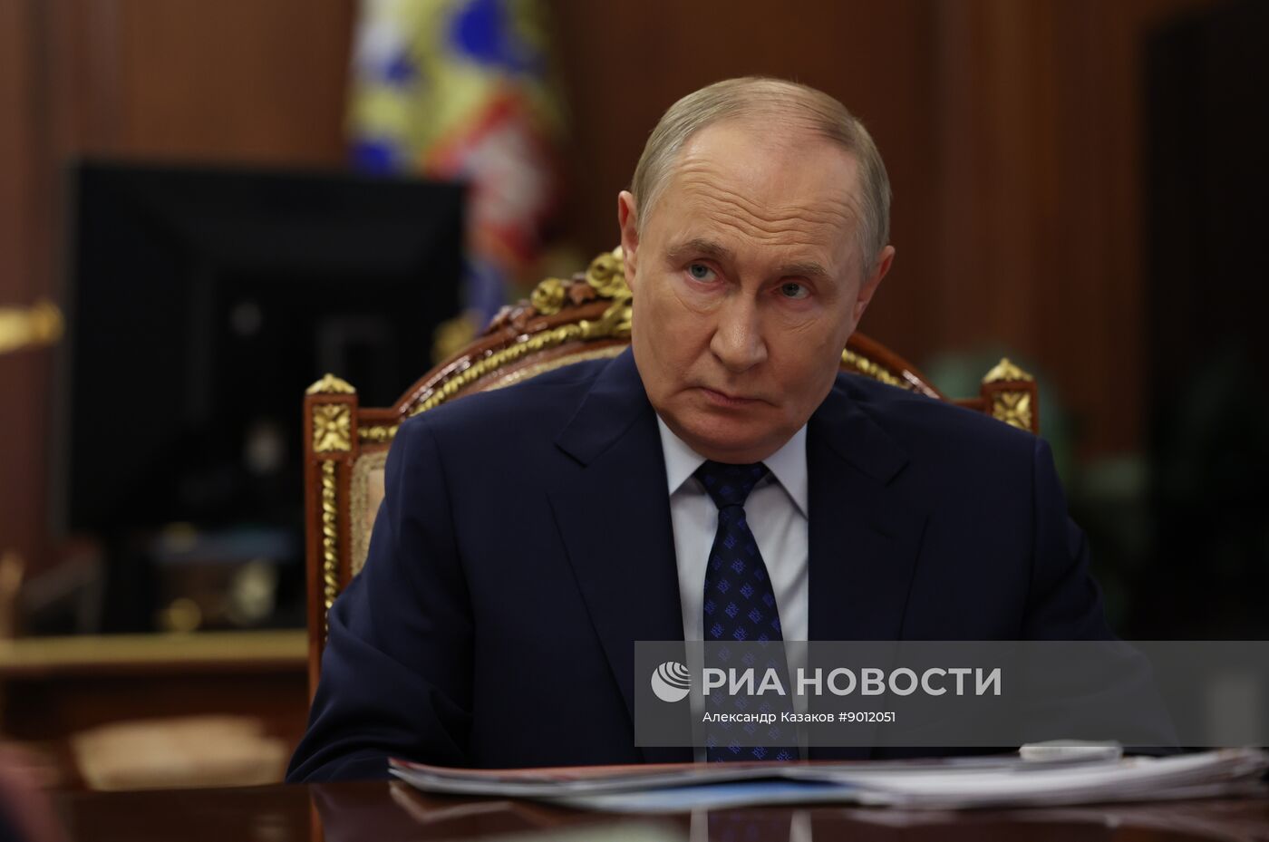 Встреча президента Владимира Путина с губернатором Запорожской области Евгением Балицким