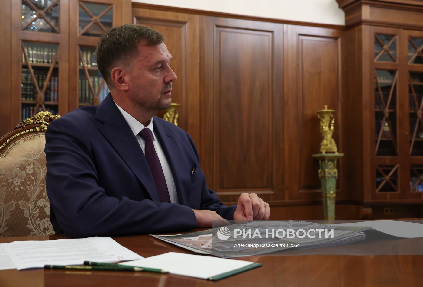 Встреча президента Владимира Путина с губернатором Запорожской области Евгением Балицким