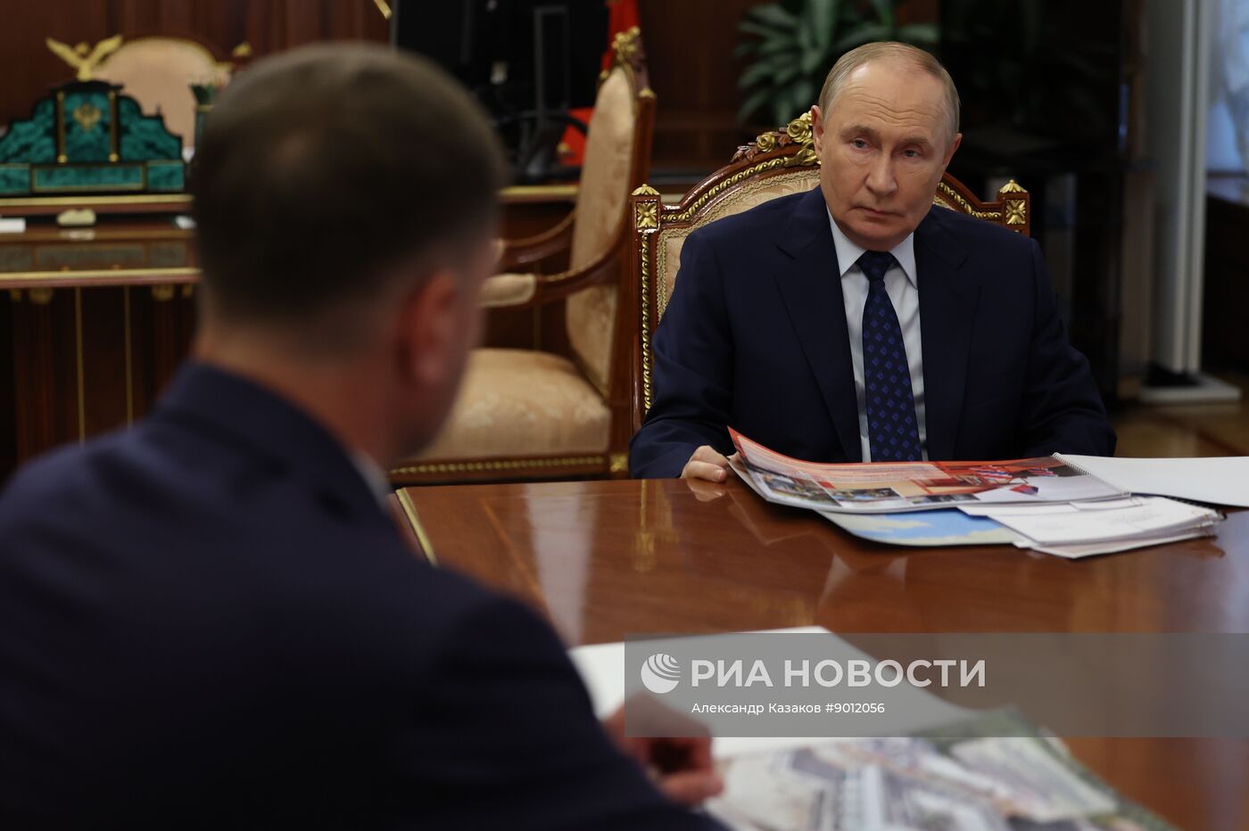 Встреча президента Владимира Путина с губернатором Запорожской области Евгением Балицким