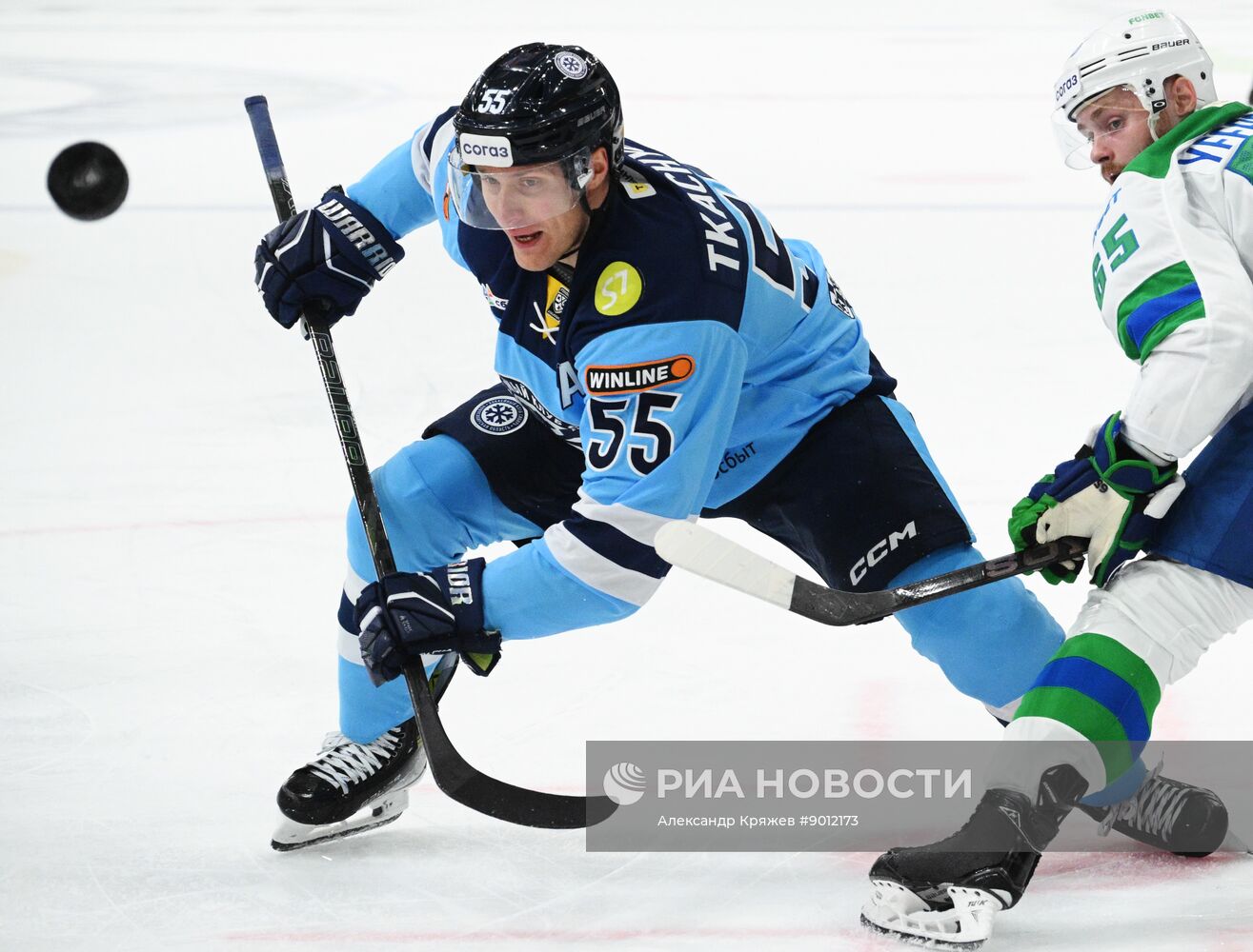 Хоккей. КХЛ. "Сибирь" (Новосибирск) - "Салават Юлаев" (Уфа)