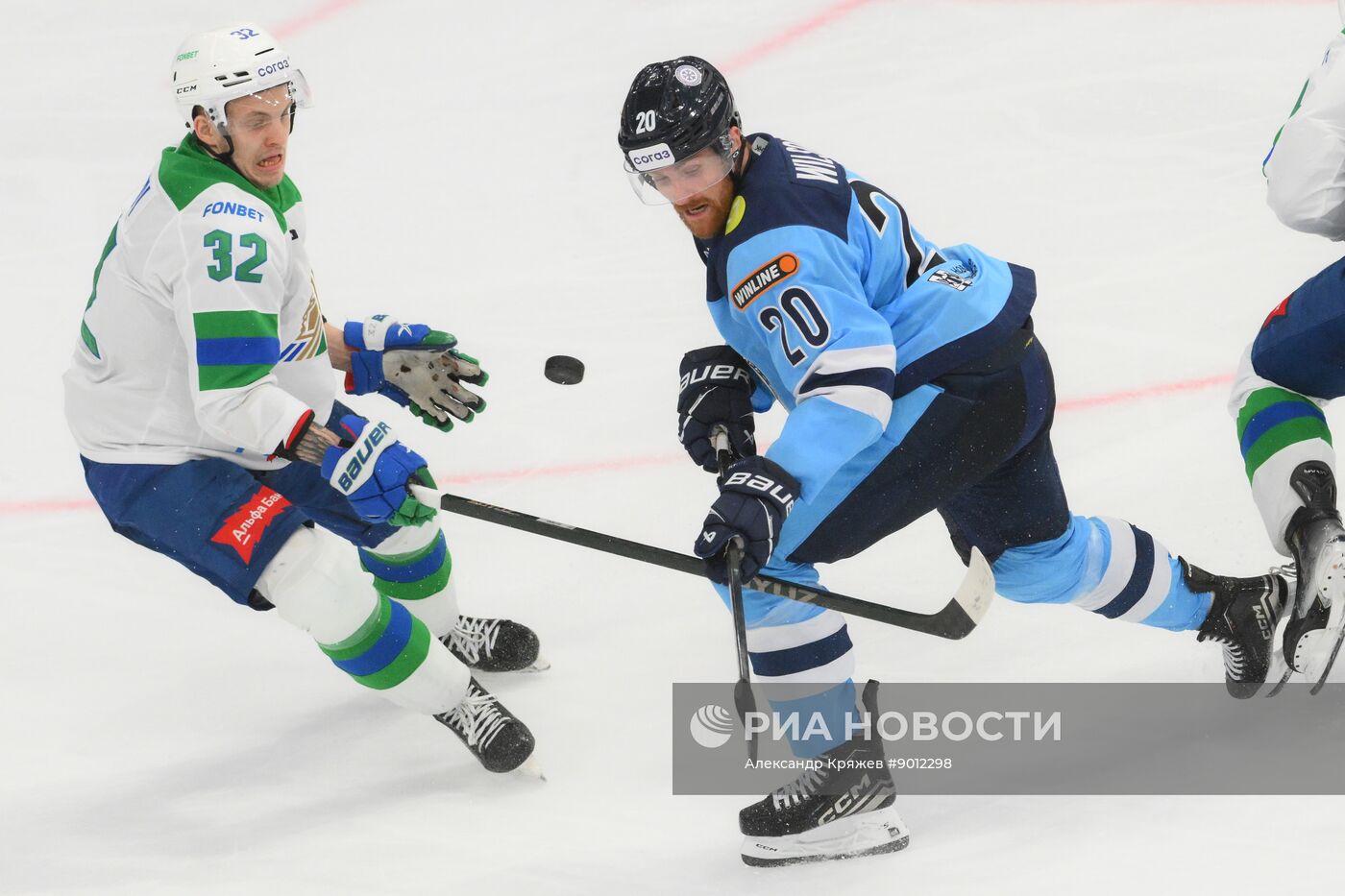 Хоккей. КХЛ. "Сибирь" (Новосибирск) - "Салават Юлаев" (Уфа)