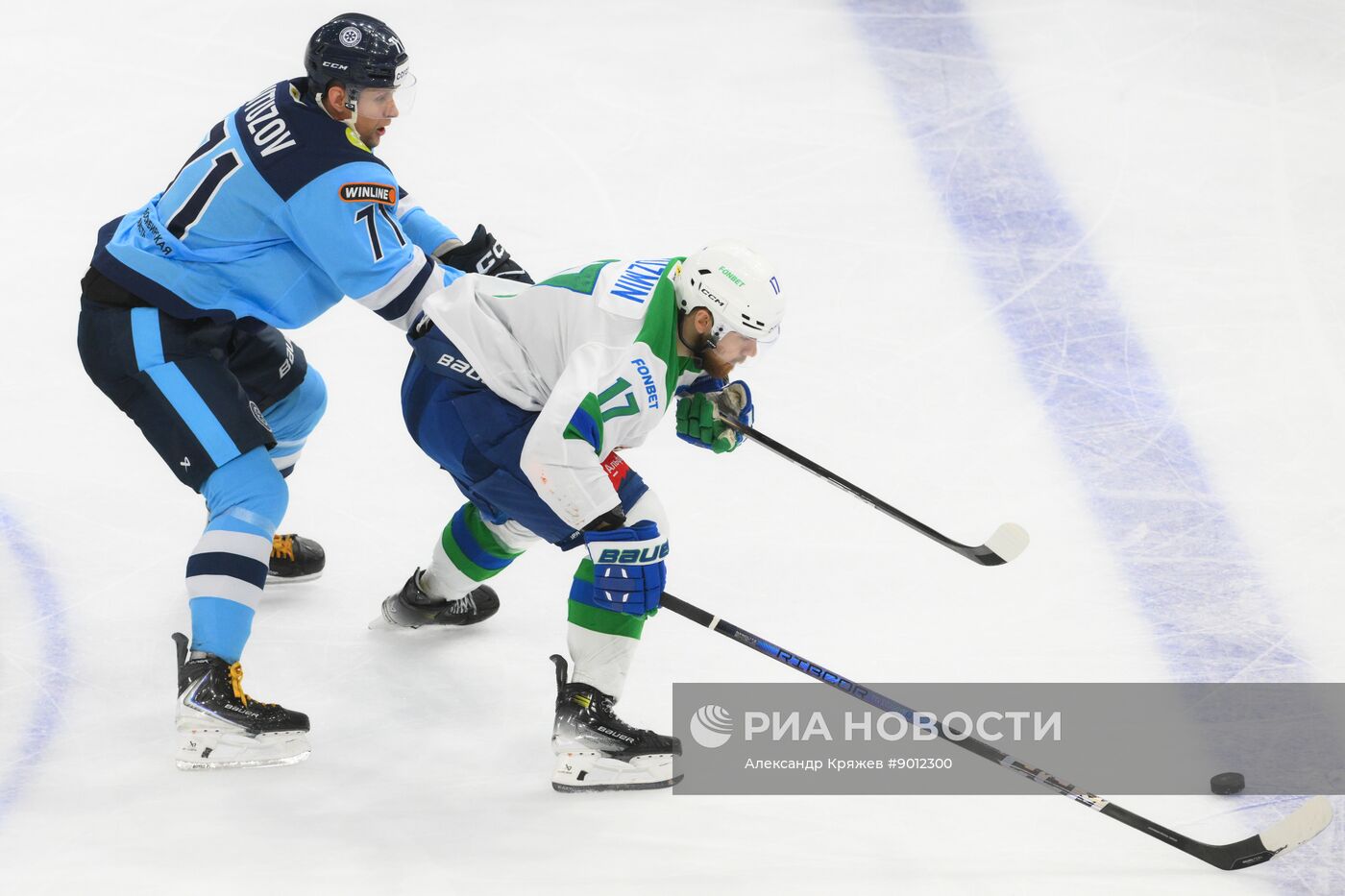Хоккей. КХЛ. "Сибирь" (Новосибирск) - "Салават Юлаев" (Уфа)