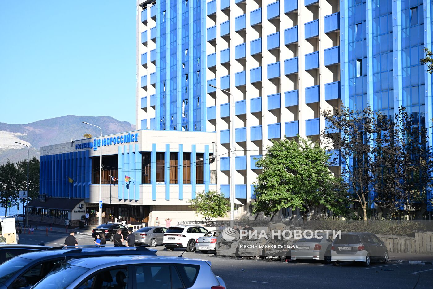 Последствия ударов дронов ВСУ по Новороссийску