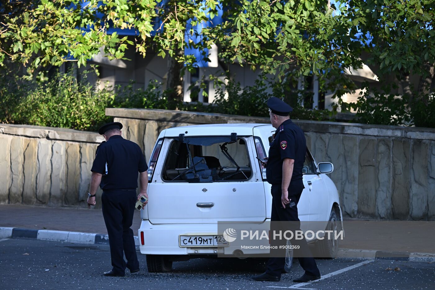 Последствия ударов дронов ВСУ по Новороссийску