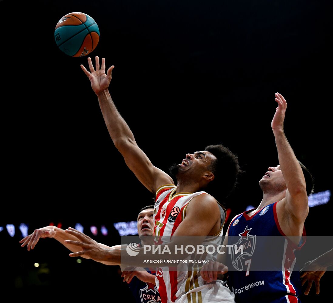 Баскетбол. Суперкубок 2025. "Црвена Звезда" (Белград) – ЦСКА (Москва)