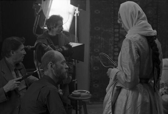 Съемки фильма "Сказание о храбром Хочбаре"