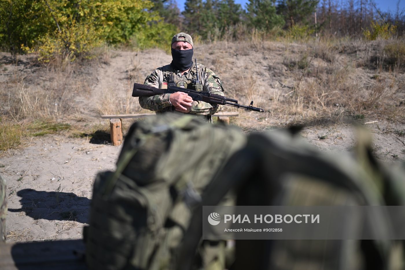 Боевое слаживание бойцов батальона "Каштана" спецназа "Ахмат" в зоне СВО