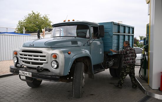 Дефицит бензина в Крыму