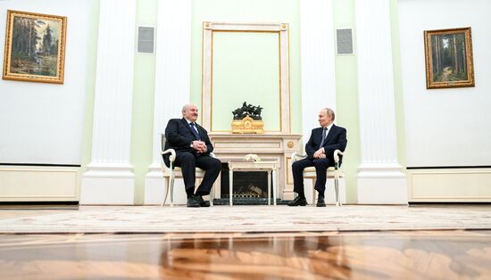 Встреча президента РФ Владимира Путина с президентом Белоруссии Александром Лукашенко
