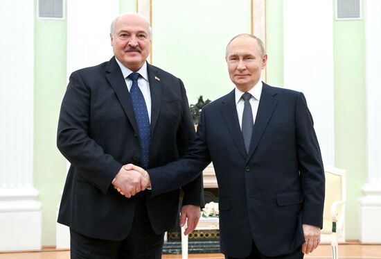 Встреча президента РФ Владимира Путина с президентом Белоруссии Александром Лукашенко