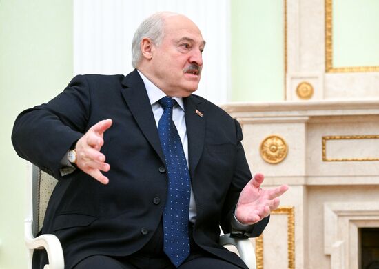 Встреча президента РФ Владимира Путина с президентом Белоруссии Александром Лукашенко