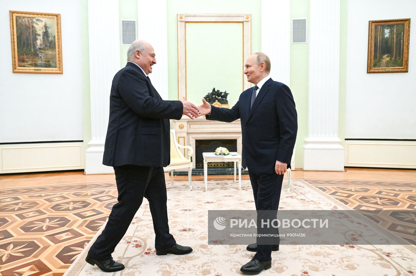 Встреча президента РФ Владимира Путина с президентом Белоруссии Александром Лукашенко