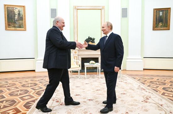 Встреча президента РФ Владимира Путина с президентом Белоруссии Александром Лукашенко