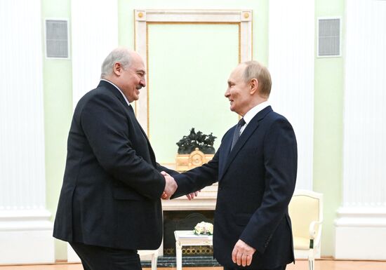 Встреча президента РФ Владимира Путина с президентом Белоруссии Александром Лукашенко