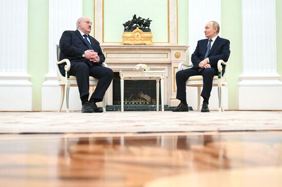 Встреча президента РФ Владимира Путина с президентом Белоруссии Александром Лукашенко