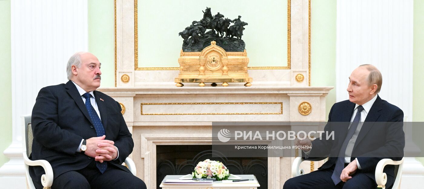 Встреча президента РФ Владимира Путина с президентом Белоруссии Александром Лукашенко