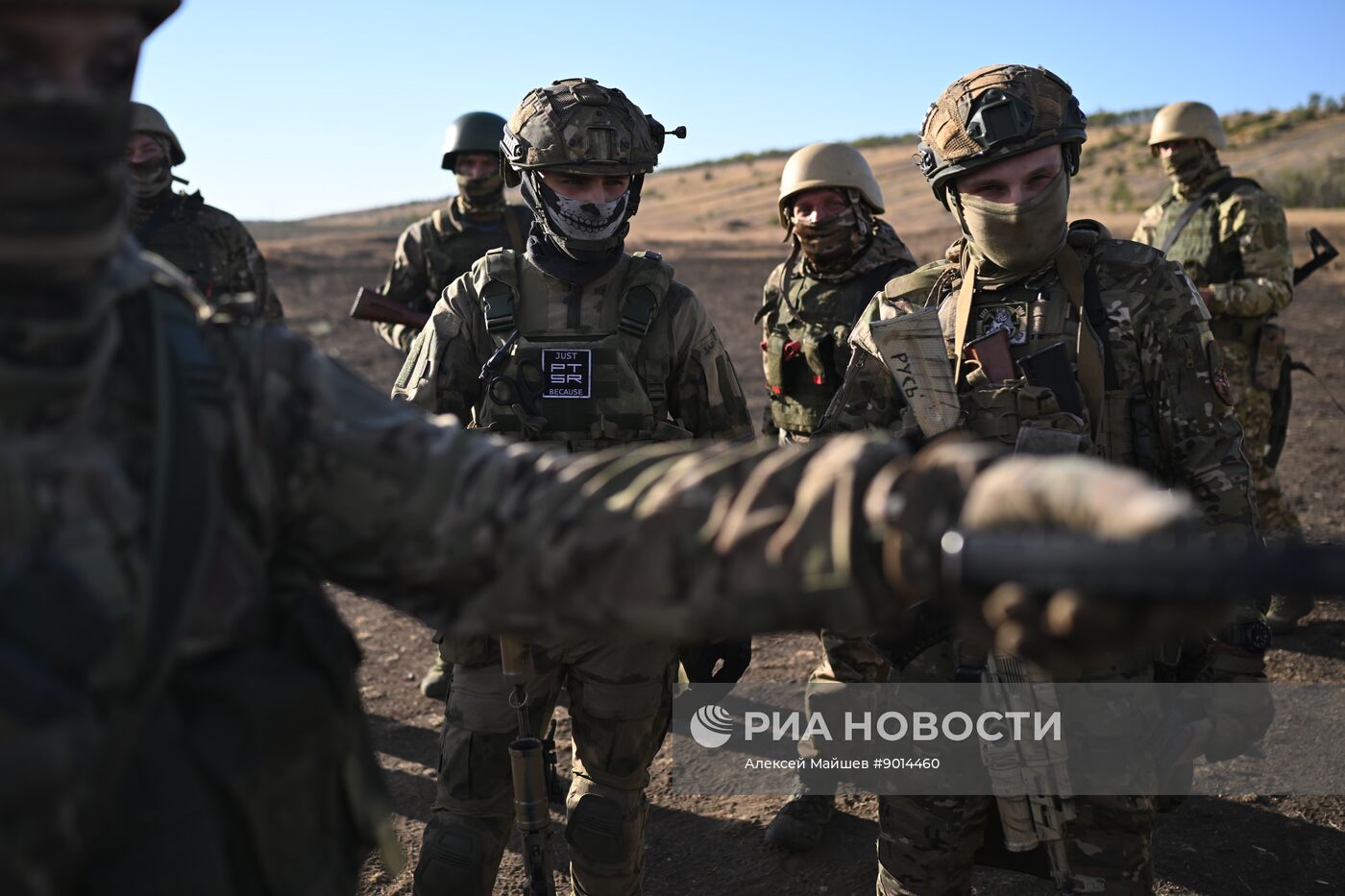 Тренировка штурмовиков группировки войск "Южная" в зоне СВО