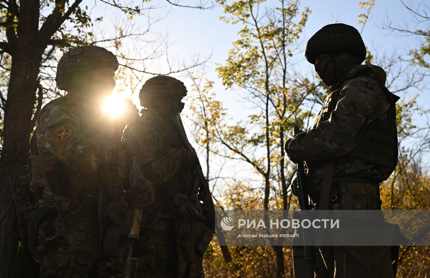 Тренировка штурмовиков группировки войск "Южная" в зоне СВО