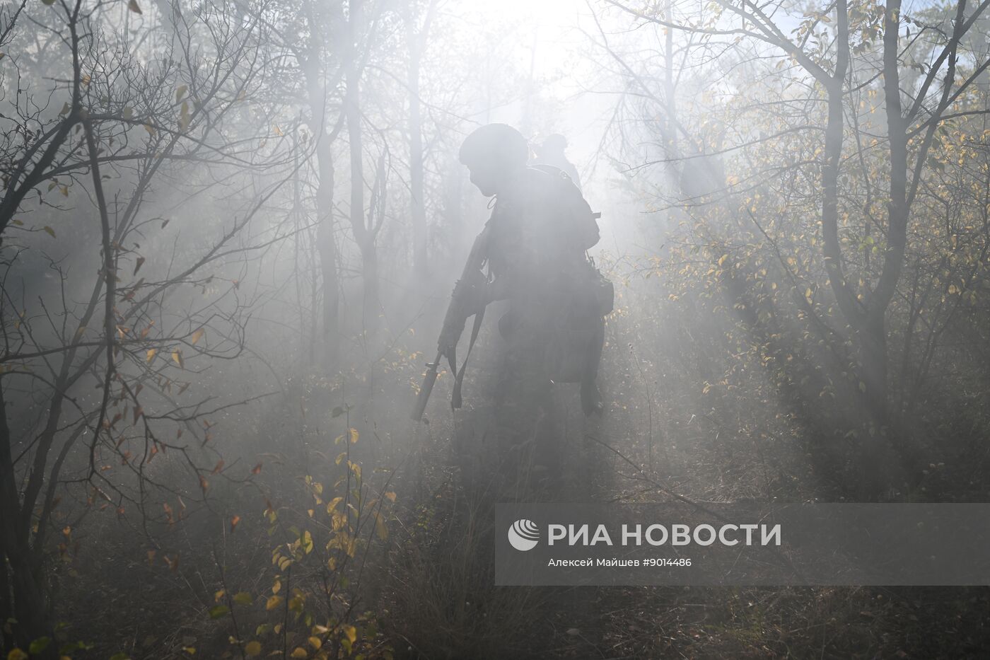 Тренировка штурмовиков группировки войск "Южная" в зоне СВО