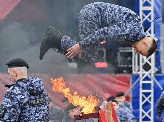 Один день с Росгвардией