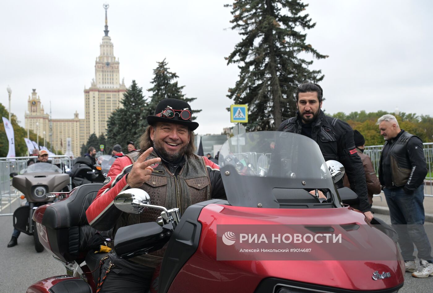 Закрытие мотосезона в Москве