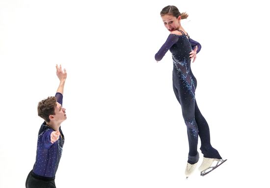 Фигурное катание. Контрольные прокаты. Парное катание. Короткая программа
