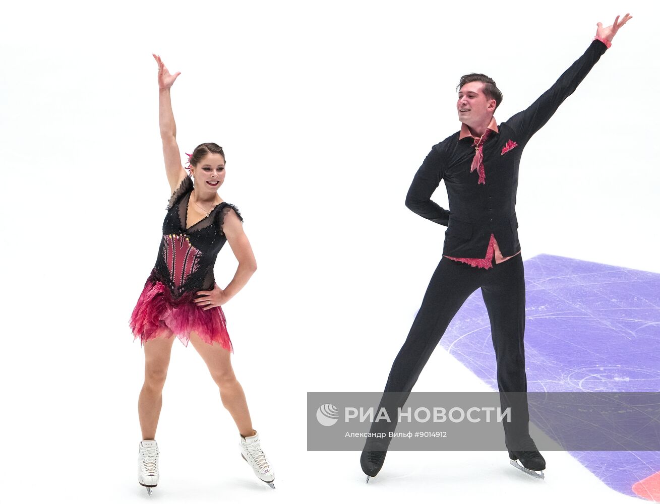 Фигурное катание. Контрольные прокаты. Парное катание. Короткая программа