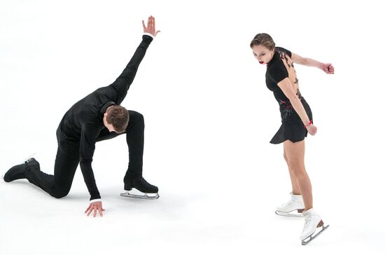 Фигурное катание. Контрольные прокаты. Парное катание. Короткая программа