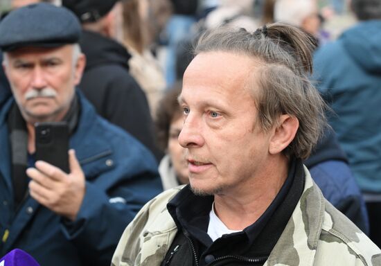 Прощание с Тиграном Кеосаяном в Москве