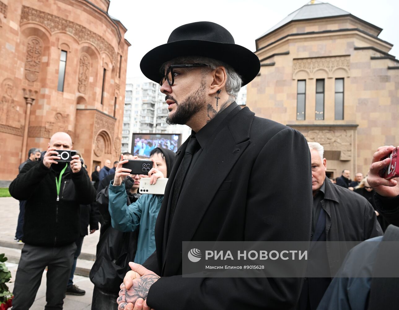 Прощание с Тиграном Кеосаяном в Москве