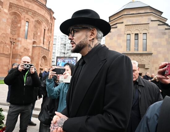 Прощание с Тиграном Кеосаяном в Москве