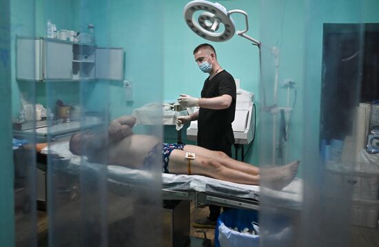 Передовой госпиталь спецназа "Ахмат" 4-й бригады МО РФ