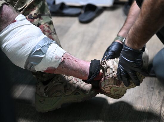 Передовой госпиталь спецназа "Ахмат" 4-й бригады МО РФ