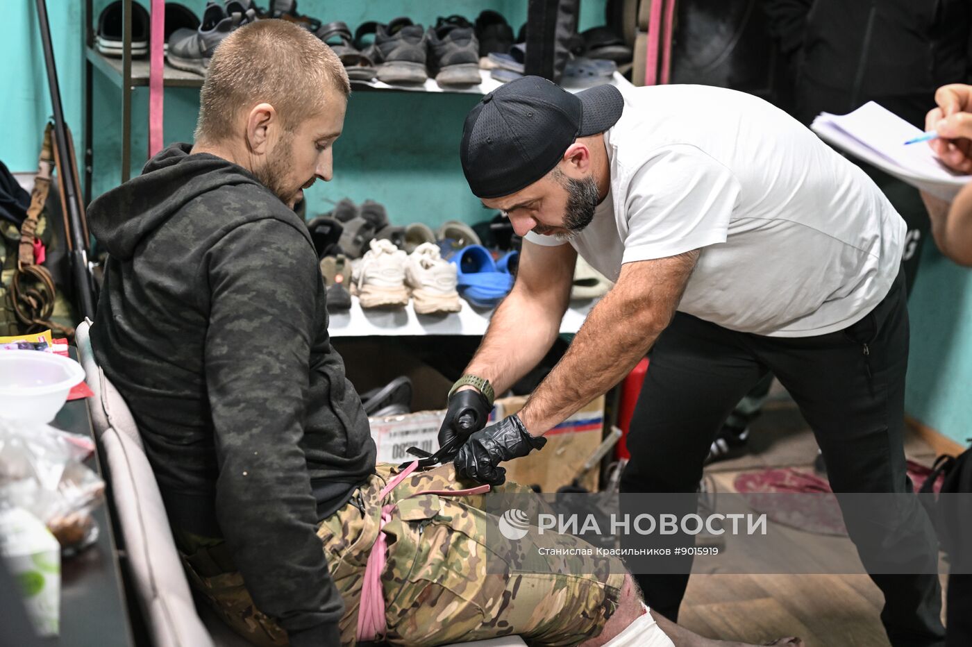 Передовой госпиталь спецназа "Ахмат" 4-й бригады МО РФ