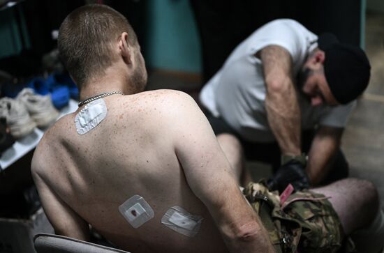 Передовой госпиталь спецназа "Ахмат" 4-й бригады МО РФ