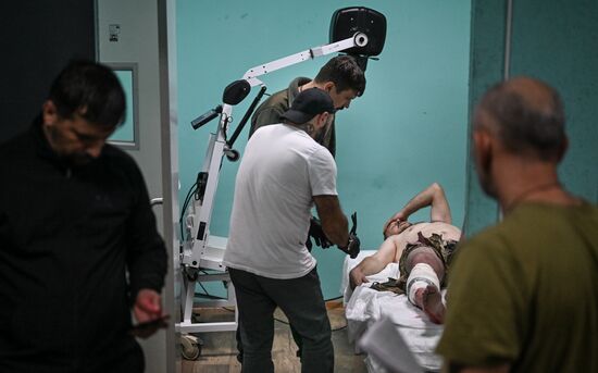 Передовой госпиталь спецназа "Ахмат" 4-й бригады МО РФ