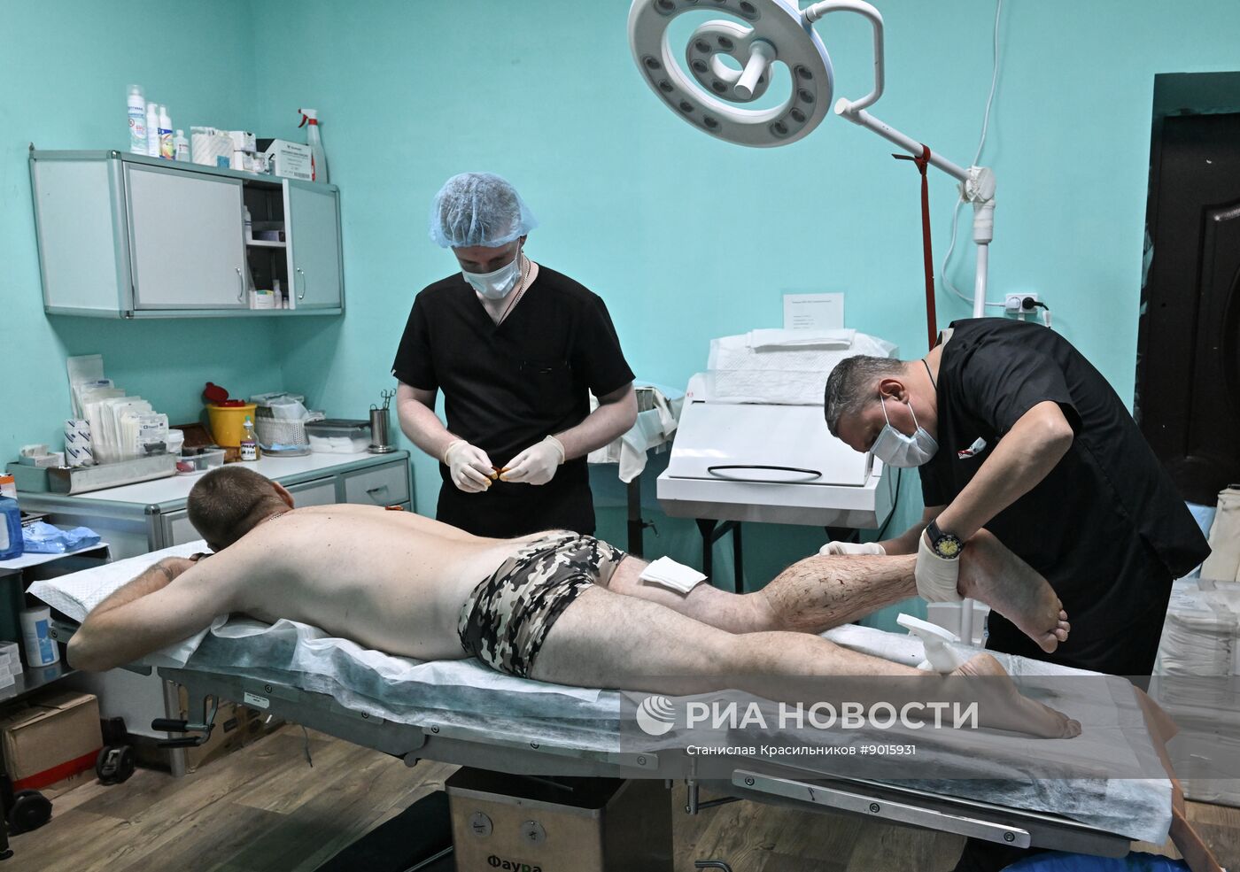 Передовой госпиталь спецназа "Ахмат" 4-й бригады МО РФ