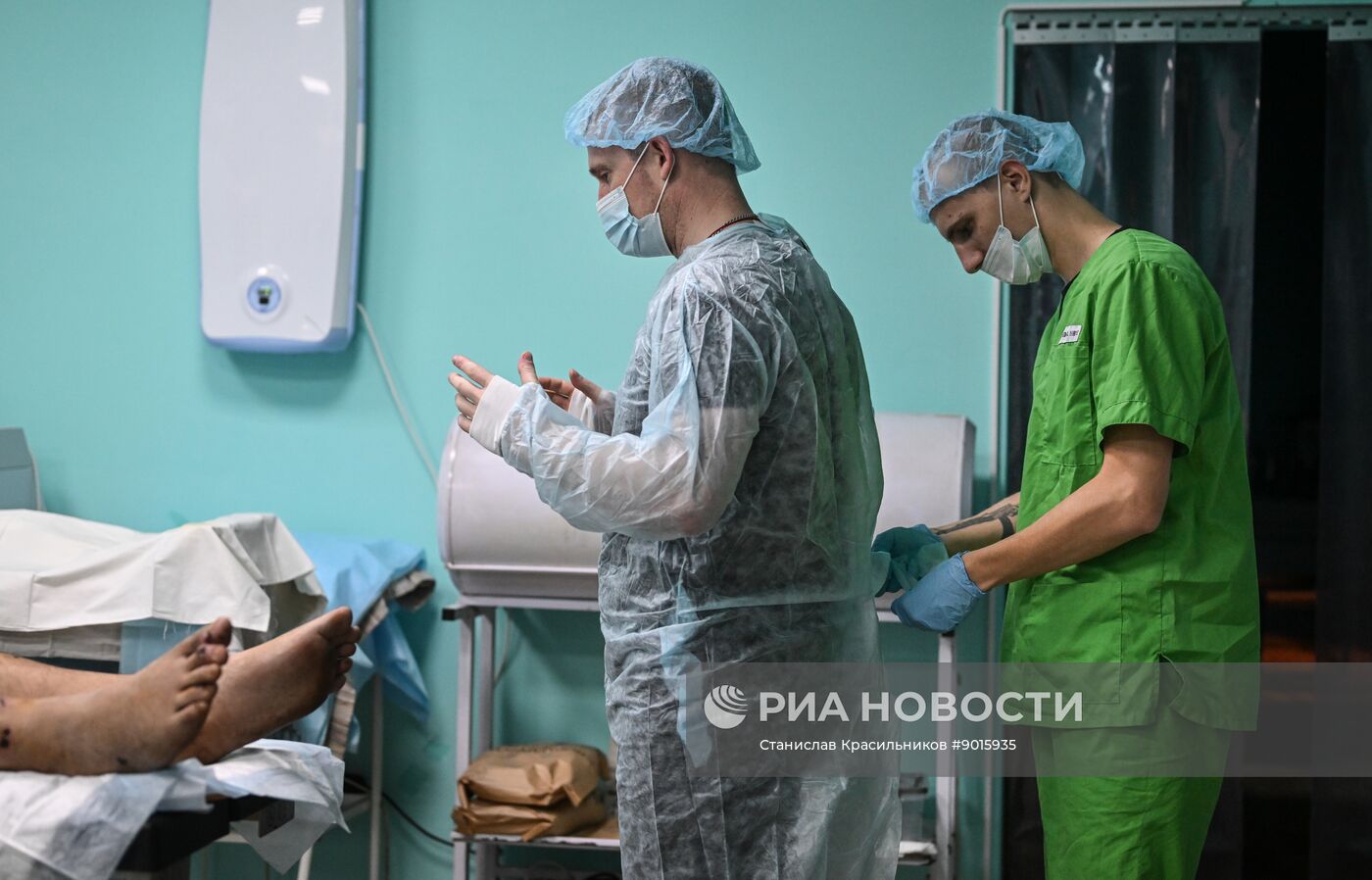 Передовой госпиталь спецназа "Ахмат" 4-й бригады МО РФ