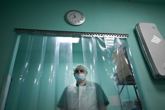 Передовой госпиталь спецназа "Ахмат" 4-й бригады МО РФ