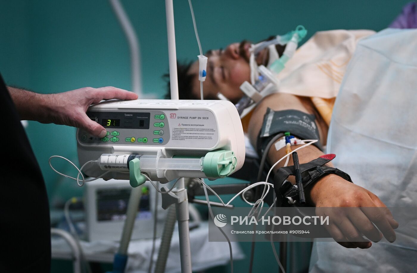 Передовой госпиталь спецназа "Ахмат" 4-й бригады МО РФ