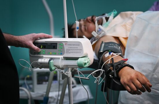 Передовой госпиталь спецназа "Ахмат" 4-й бригады МО РФ