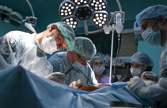 Передовой госпиталь спецназа "Ахмат" 4-й бригады МО РФ