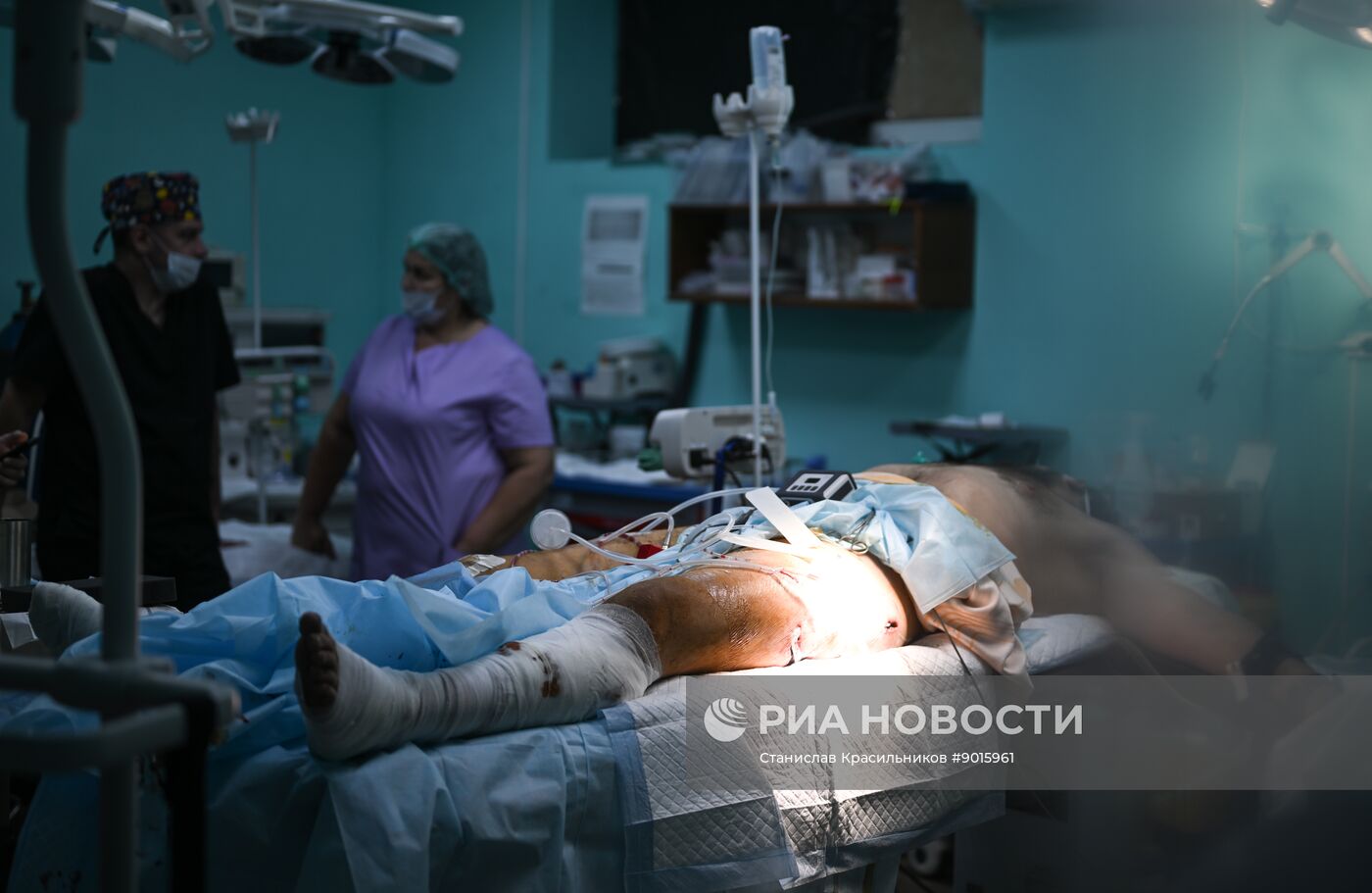 Передовой госпиталь спецназа "Ахмат" 4-й бригады МО РФ