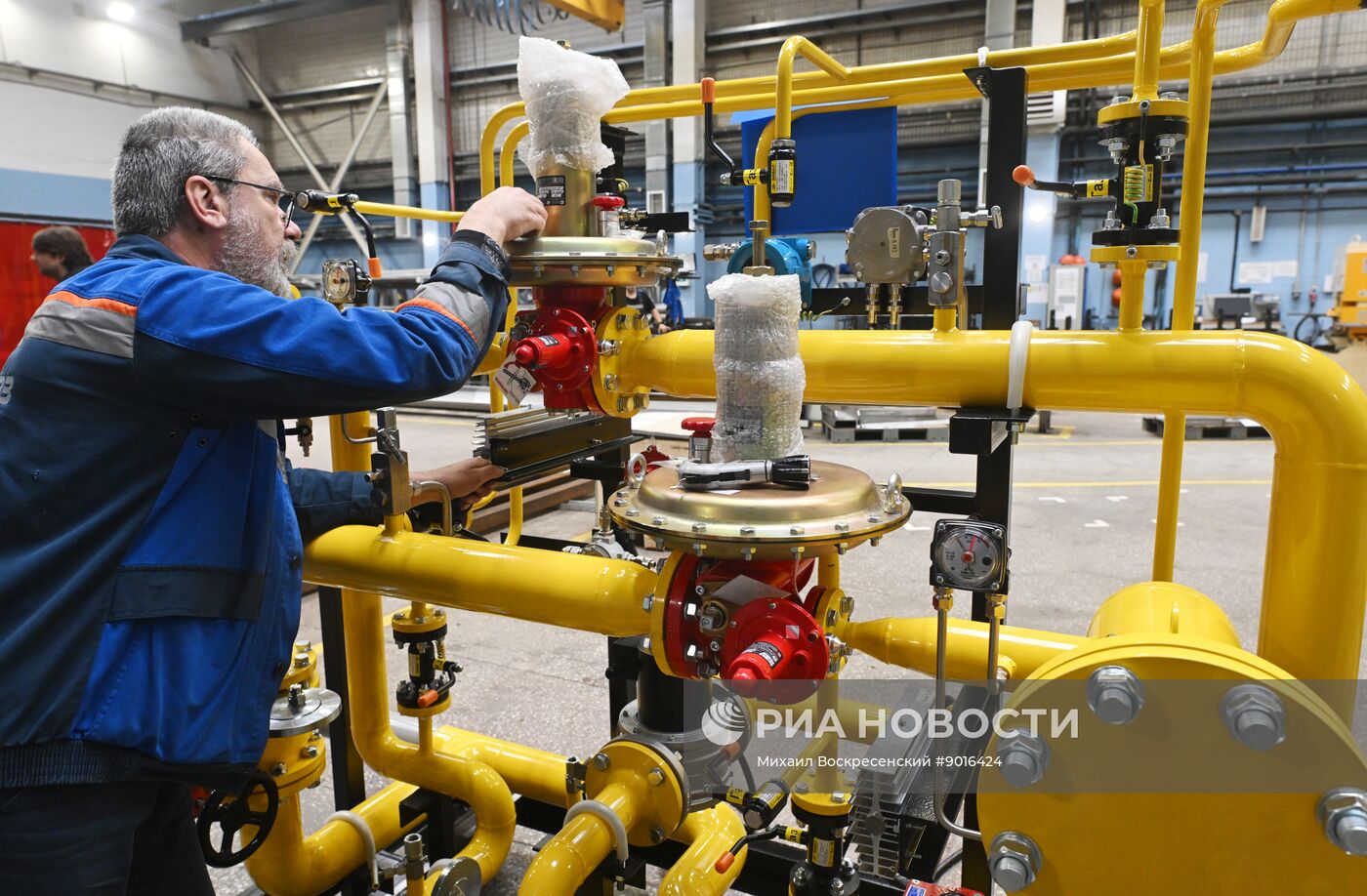 Производство газорегуляторных пунктов АО "Мосгаз" 