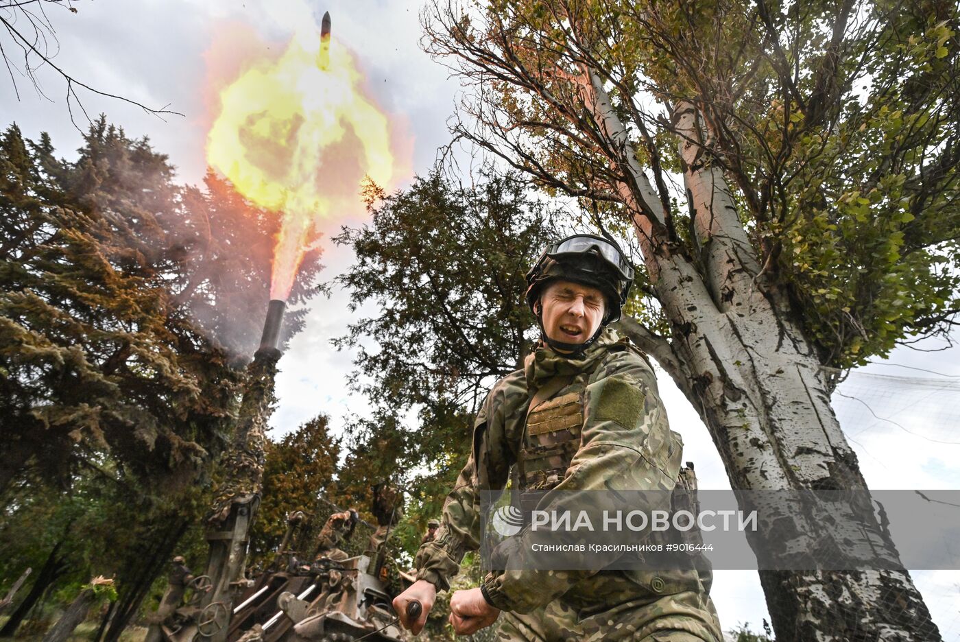 Боевая работа расчета миномета 2С4 "Тюльпан" на Красноармейском направлении СВО